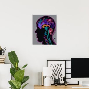 Warrige Hersenen Poster