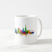 Warrington England Skyline Koffiemok (Voorkant rechts)