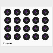 Warrior1 Ronde Sticker (Vel)