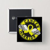 Warrior 14C-bladerkanker Vierkante Button 5,1 Cm (Voorkant /achterkant)
