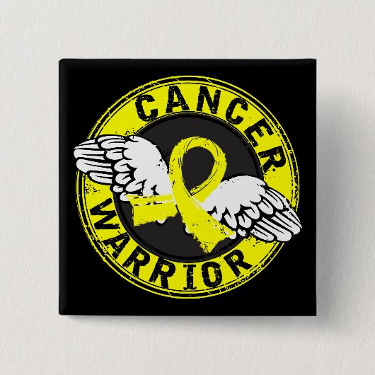 Warrior 14C-bladerkanker Vierkante Button 5,1 Cm (Voorkant)