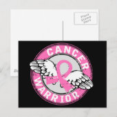 Warrior 14C Borstkanker Briefkaart (Voorkant / Achterkant)