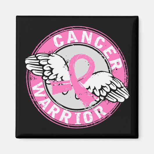 Warrior 14C Breast Cancer Magneet (Voorkant)