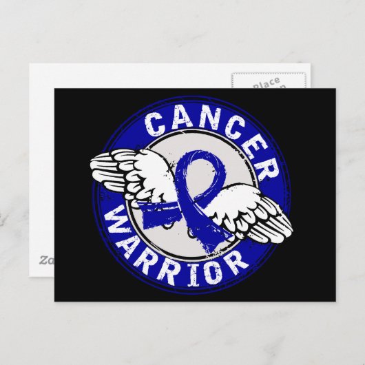 Warrior 14C Colon Cancer Briefkaart (Voorkant / Achterkant)