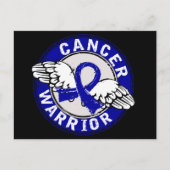 Warrior 14C Colon Cancer Briefkaart (Voorkant)
