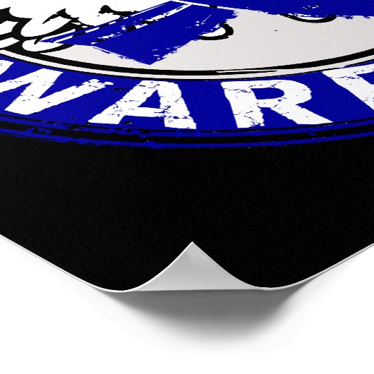 Warrior 14C Colon Cancer Poster (Hoek)