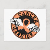 Warrior 14C endometriumkanker Briefkaart (Voorkant)
