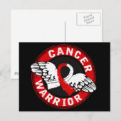 Warrior 14C orale kanker Briefkaart (Voorkant / Achterkant)