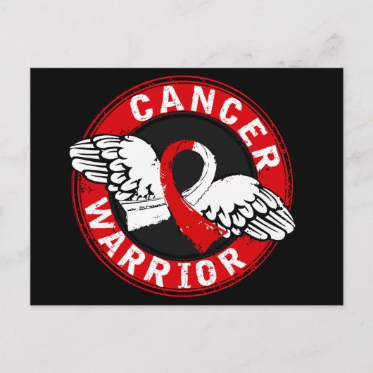 Warrior 14C orale kanker Briefkaart (Voorkant)
