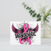 Warrior 16 Borstkanker Briefkaart (Staand voorkant)