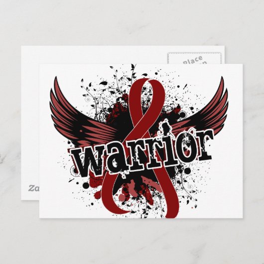 Warrior 16 Brain Aneurysm Briefkaart (Voorkant / Achterkant)
