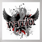 Warrior 16 Brain Cancer Poster (Voorkant)
