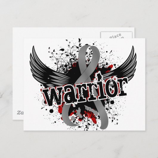Warrior 16 Brain Tumor Briefkaart (Voorkant / Achterkant)