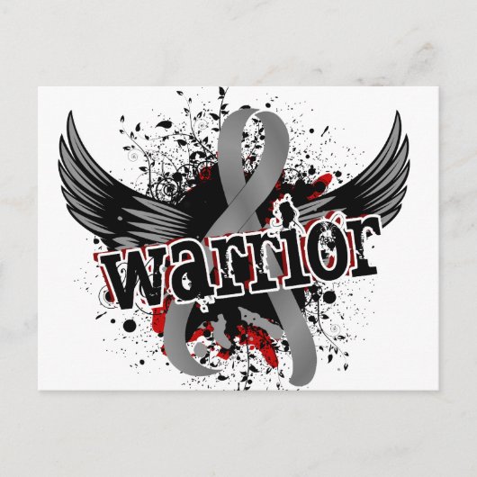 Warrior 16 Brain Tumor Briefkaart (Voorkant)