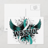 Warrior 16 Cervicale kanker Briefkaart (Voorkant / Achterkant)