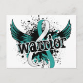Warrior 16 Cervicale kanker Briefkaart (Voorkant)