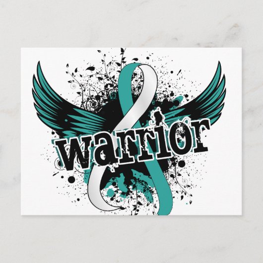 Warrior 16 Cervicale kanker Briefkaart (Voorkant)