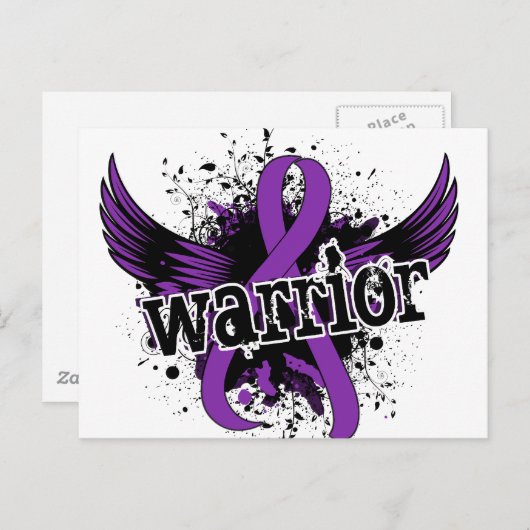 Warrior 16 Epilepsy Briefkaart (Voorkant / Achterkant)
