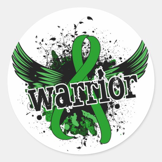 Warrior 16 Mental Health Ronde Sticker (Voorkant)