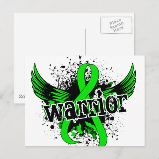 Warrior 16 Non-Hodgkin lymfoom Briefkaart (Voorkant / Achterkant)