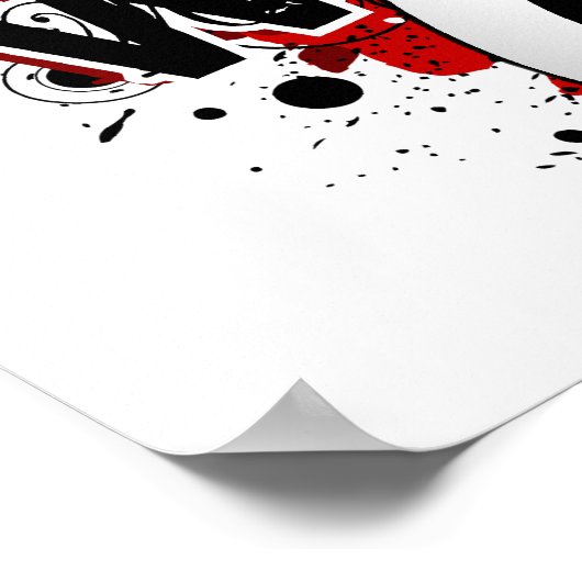 Warrior 16 Oral Cancer Poster (Hoek)