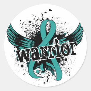 Warrior 16 PCOS Ronde Sticker