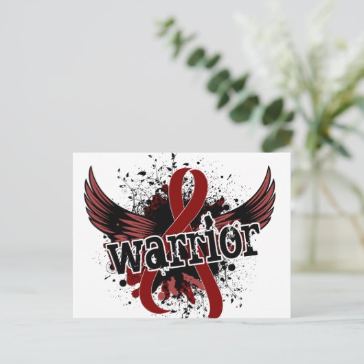 Warrior 16 sikkelcelziekte briefkaart (Staand voorkant)