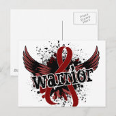 Warrior 16 sikkelcelziekte briefkaart (Voorkant / Achterkant)
