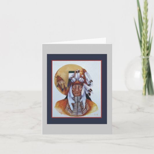 Warrior #1, briefkaart (Voorkant)