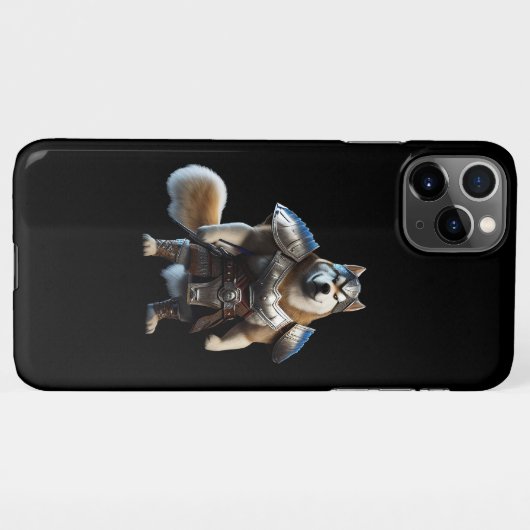 Warrior Alaskan Malamute Dog, Militaire Alaskan Do iPhone Hoesje (Achterkant horizontaal)