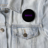 Warrior alvleesklier kankerbewustzijn ronde button 5,7 cm (In situ)