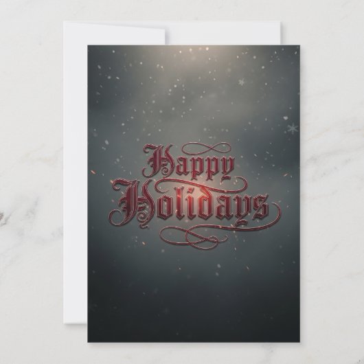 Warrior Angel Christmas Kaart (Achterkant)