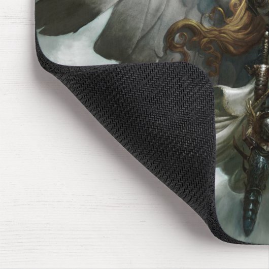 Warrior Angel Fantasy Art Muismat (Hoek)