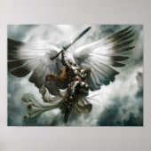 Warrior Angel Fantasy Art Poster (Voorkant)