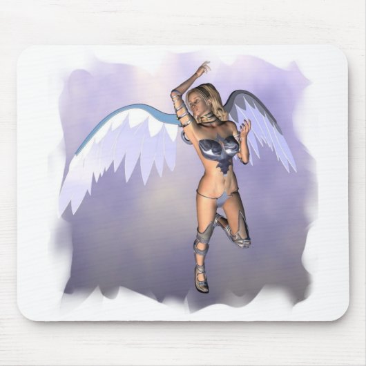 Warrior Angel Mousepad Muismat (Voorkant)