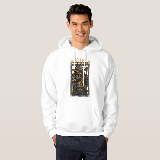 Warrior Anubis: Omarm de kracht van het hiernamaal Hoodie (Voorkant volledig)