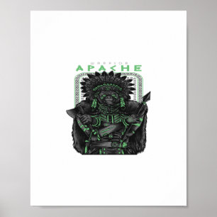 warrior apache poster