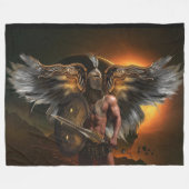 WARRIOR ARCHANGELS  FLEECE DEKEN (Voorkant (Horizontaal))