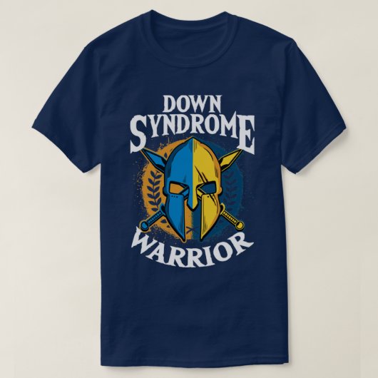 Warrior Awareness Down Syndroom T-shirt (Design voorkant)