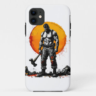 Warrior Barbarian middeleeuwse fantasie Hummer Kra Case-Mate iPhone Case