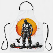 Warrior Barbarian middeleeuwse fantasie Hummer Kra Schort (Voorkant)