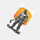 Warrior Barbarian middeleeuwse fantasie Hummer Kra Servet (Hoek)