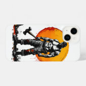 warrior barbarian middeleeuwse fantasy hummePhone iPhone Hoesje (Achterkant horizontaal)