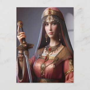 Warrior Beauty Briefkaart