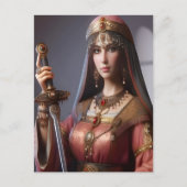 Warrior Beauty Briefkaart (Voorkant)