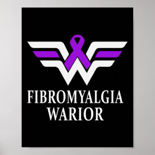 Warrior Bewustzijn Paarse lint Gift 1 Poster