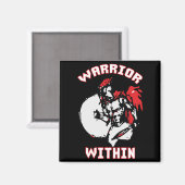Warrior binnen magneet (Voorkant / Achterkant)