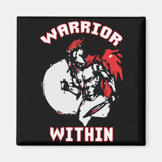 Warrior binnen magneet (Voorkant)
