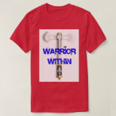Warrior binnen t-shirt (Design voorkant)
