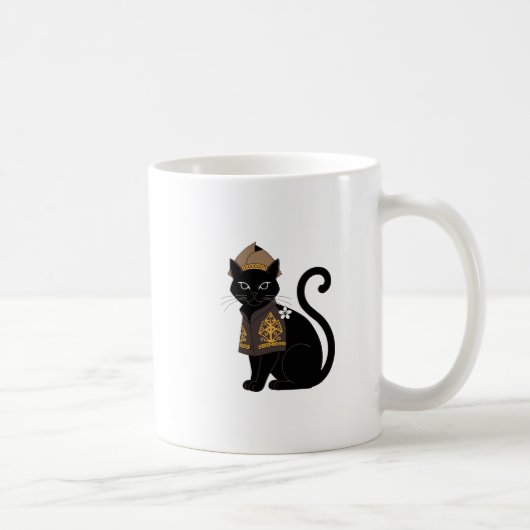 Warrior Black Cat Koffiemok (Rechts)